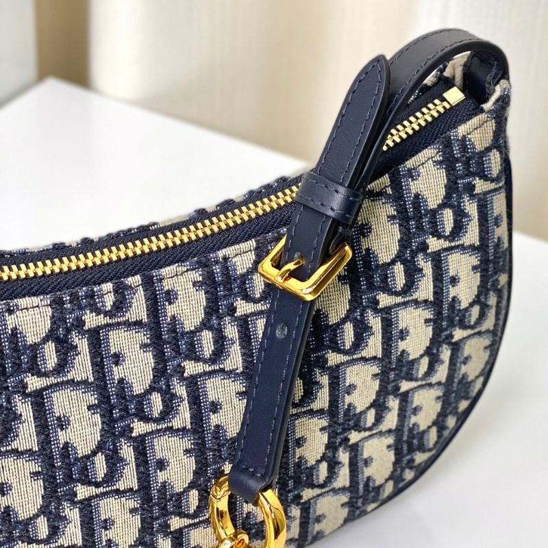 Dior Lounge Blue Oblique Jacquard Bag