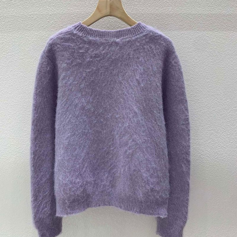 YSL Autumn & Winter Mohair Knitted Pullover