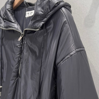 Saint Laurent Ski-Style Hooded Cotton Jacket