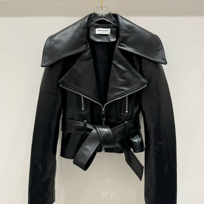 YSL Autumn Sheepskin Leather Jacket