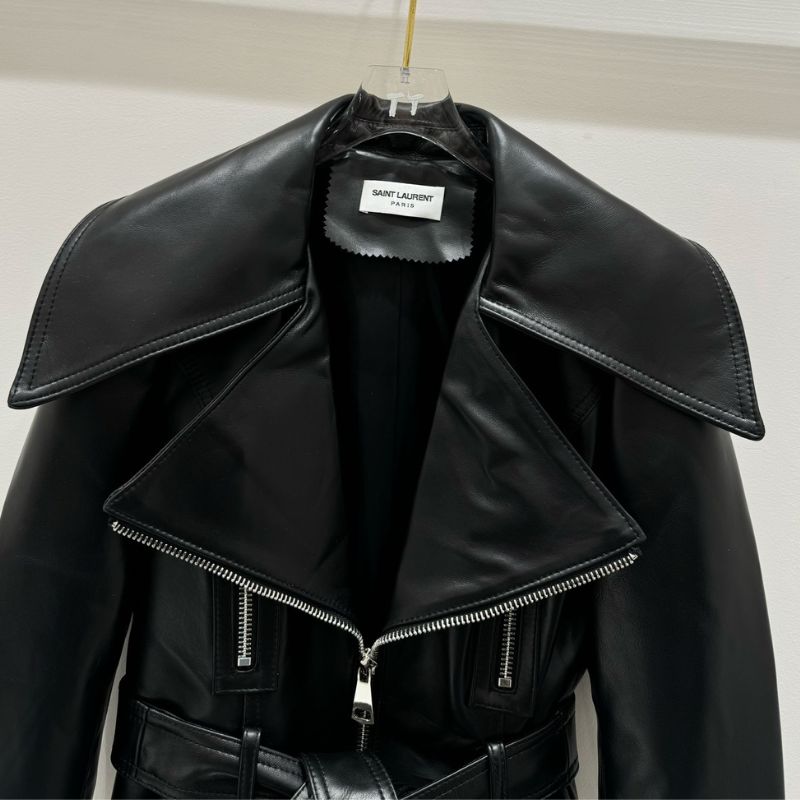 YSL Autumn Sheepskin Leather Jacket