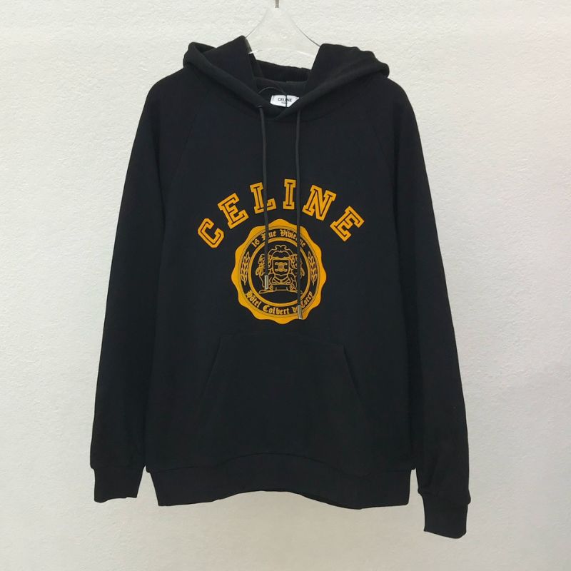 Celine Flocking Arc de Triomphe Hoodie Sweatshirt