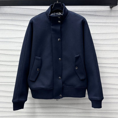 Dior Stand-Up Collar Wool Jacket