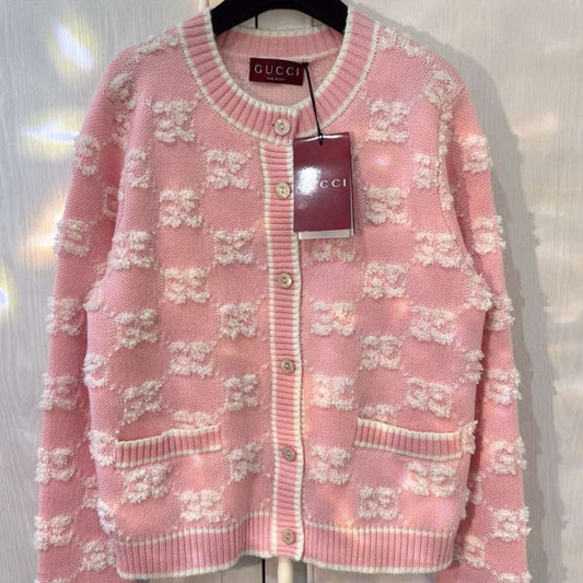 Gucci Home Early Spring Double G Jacquard Cardigan