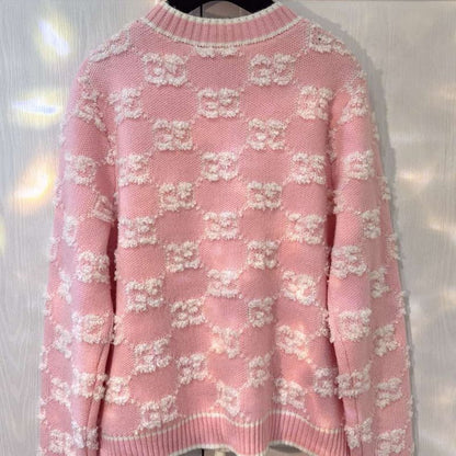 Gucci Home Early Spring Double G Jacquard Cardigan
