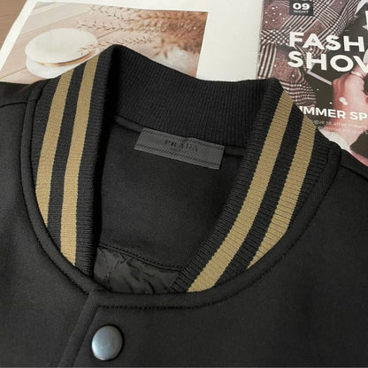 Prada Men's Baseball Collar Jacket
