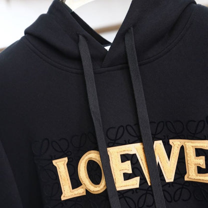 Loewe 2024FW Round Neck Hooded Sweatshirt