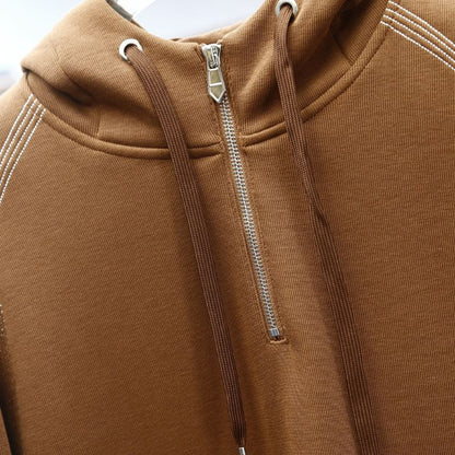 Hermes Italian Fabric Windbreaker Sweatshirt