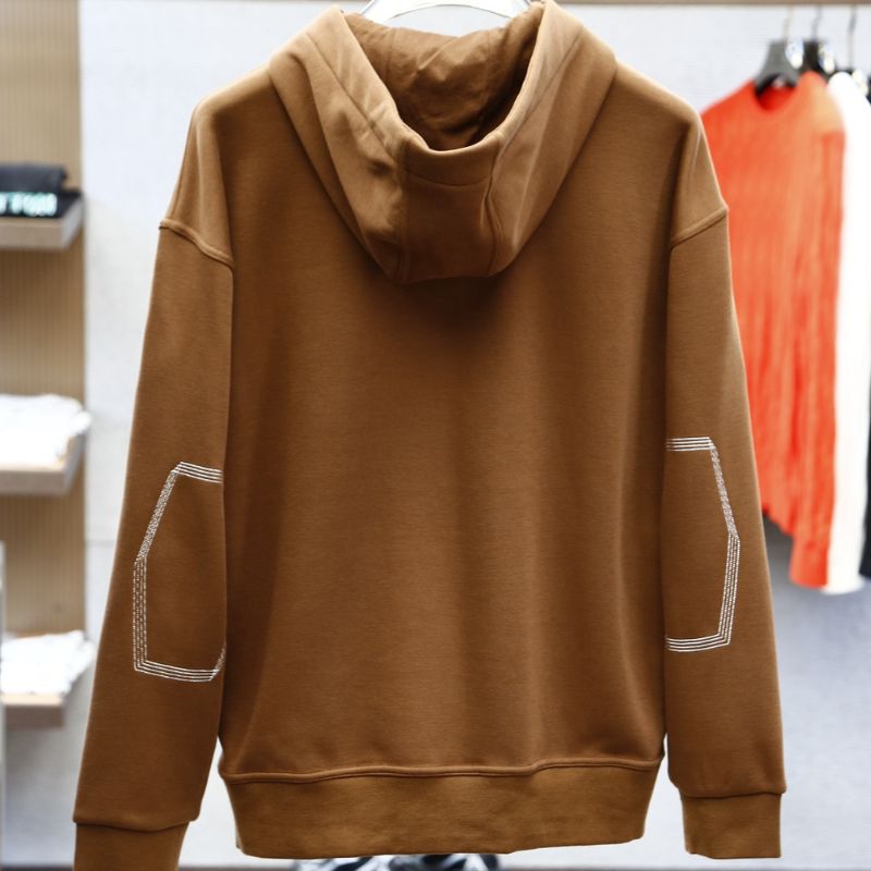 Hermes Italian Fabric Windbreaker Sweatshirt