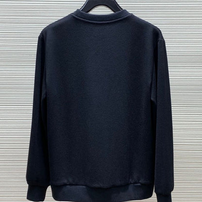 Hermes Embroidered Round-Neck Sweatshirt