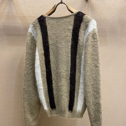 Celine Mohair College Style Cardigan Sweater