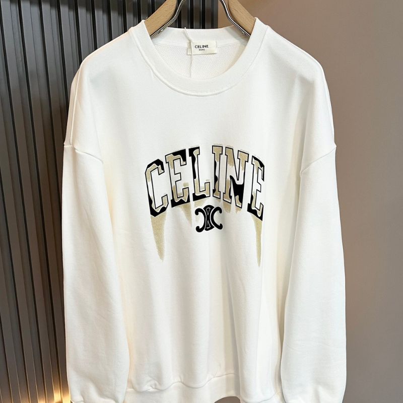 Celine Autumn Casual Round Neck Sweatshirt