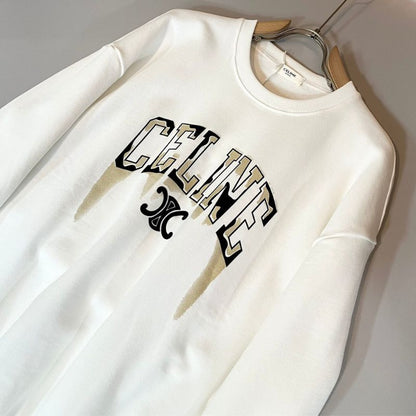 Celine Autumn Casual Round Neck Sweatshirt