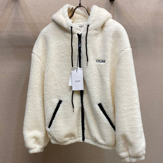 Celine 24FW Lambswool Zip-Up Jacket