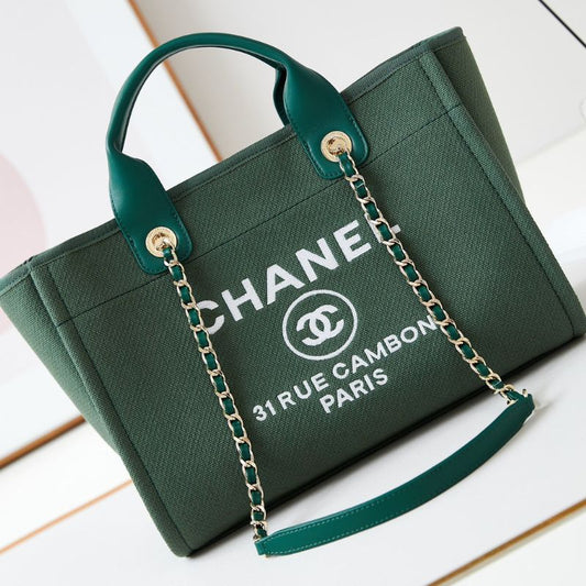 Chanel Olive Grove Beach Bag