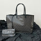 Goyard Black Coated Canvas Saint Louis PM Tote Bag