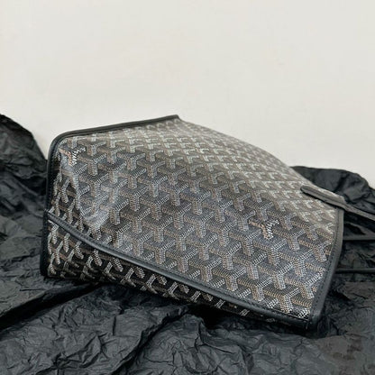 Goyard Black Coated Canvas Saint Louis PM Tote Bag