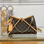 LV Carryall PM 29 Brown Beige Monogram Canvas Bag
