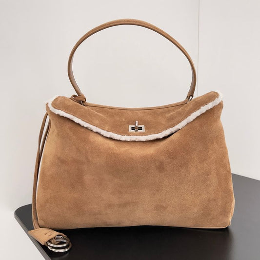 Rodeo Latte Smooth Calfskin Handbag