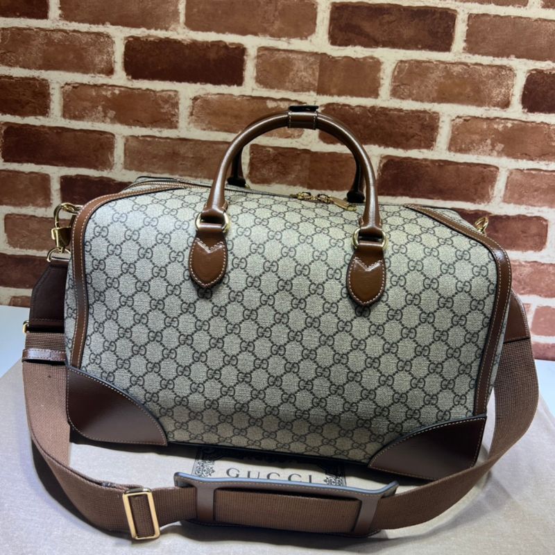 Gucci GG Supreme Monogram Azalea Calfskin Retro Bag