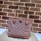 Gucci Ophidia Dusty Pink GG Supreme Canvas Tote Bag