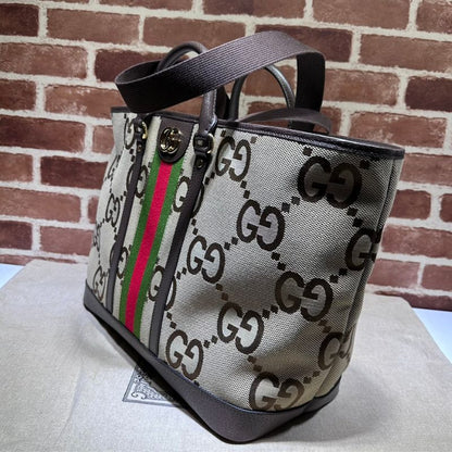 Gucci Large Jumbo GG Leather Tote Bag
