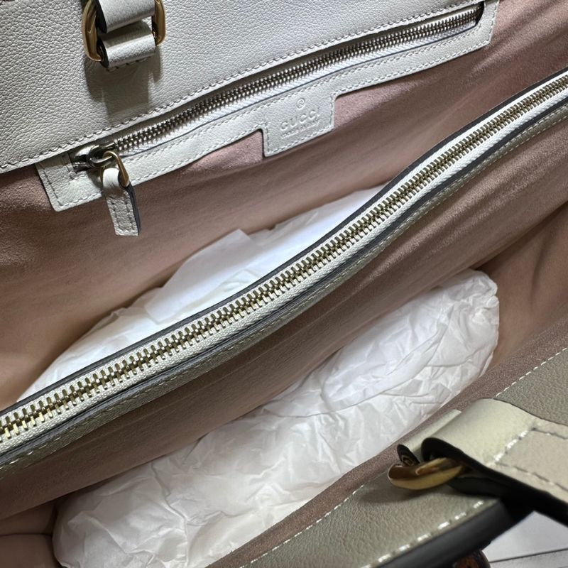 Gucci Diana White Large Tote Bag