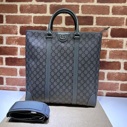 Gucci GG Supreme Grey Tender Canvas Bag