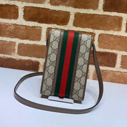 Gucci GG Supreme Web Mini Ophidia Crossbody Bag