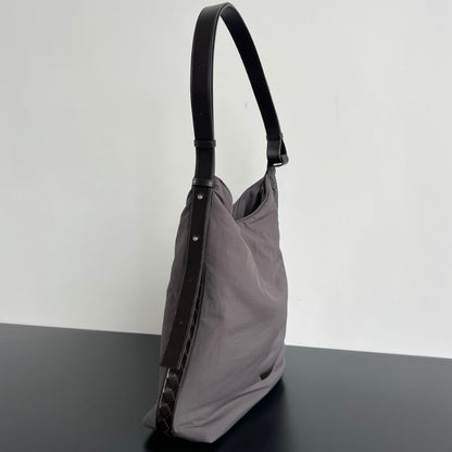 Bottega Veneta Grey Logo-Applique Tote Bag