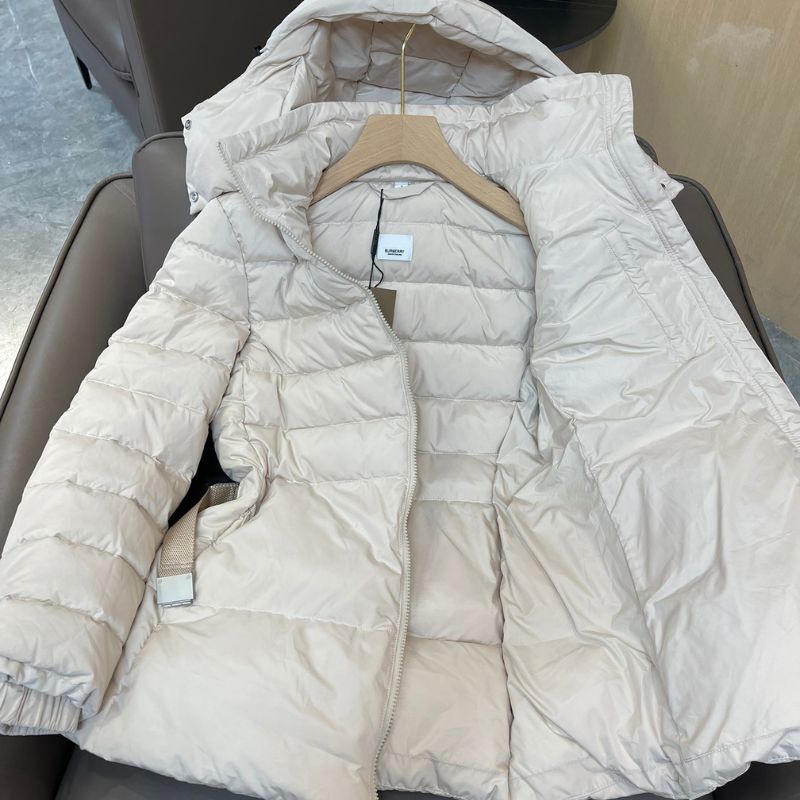 Burberry 9973 Matte Fabric Short Down Jacket