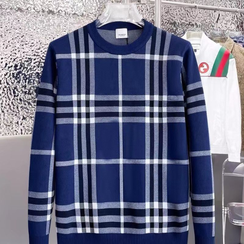 Burberry Wool Blended Knitted Fabric Sweatshirt