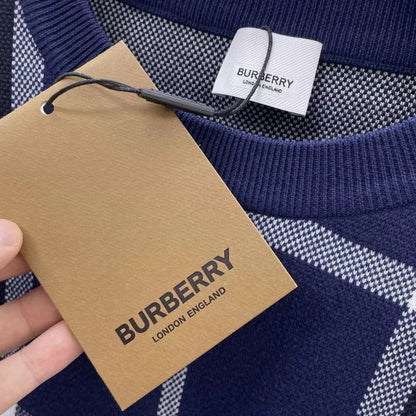 Burberry Wool Blended Knitted Fabric Sweatshirt