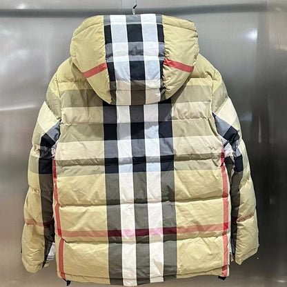 Burberry Reversible Plaid Double-Sided Down Jacket