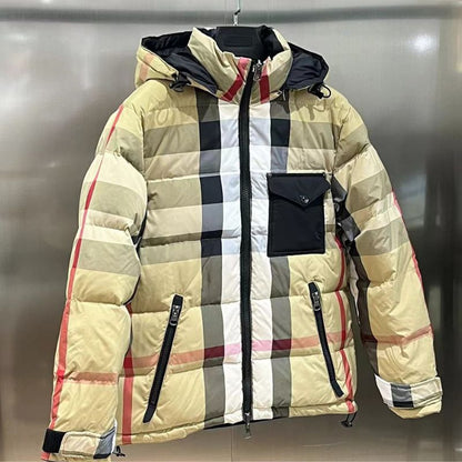 Burberry Reversible Plaid Double-Sided Down Jacket