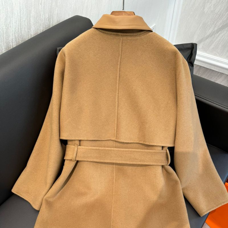 Hermes Camel Cashmere Coat