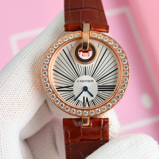 Captive De Cartier Rose Gold Diamonds Women's Watch