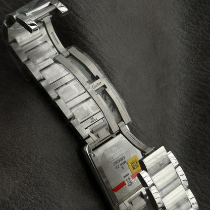 Cartier Tank Quartz Red Dial Watch