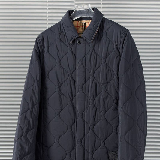Burberry FW Wave-Quilted Lightweight Shirt Jacket