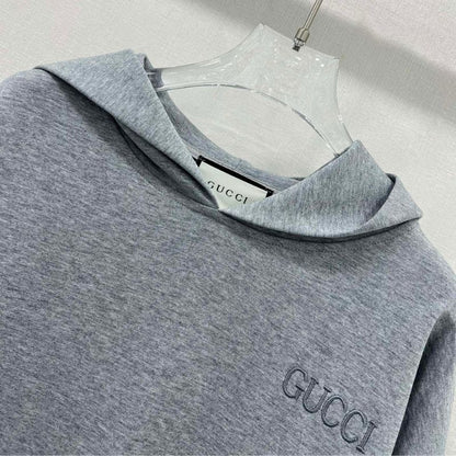 Gucci Solid Color Hooded Sweatshirt