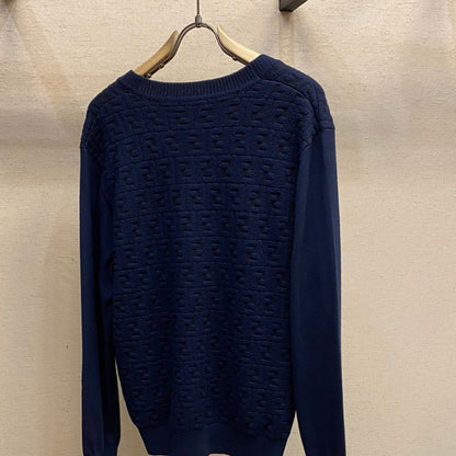 Fendi Inspired FF Stripes Wool Cardigan