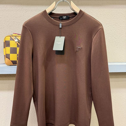 Fendi Luxe Essentials Long-Sleeve Tee