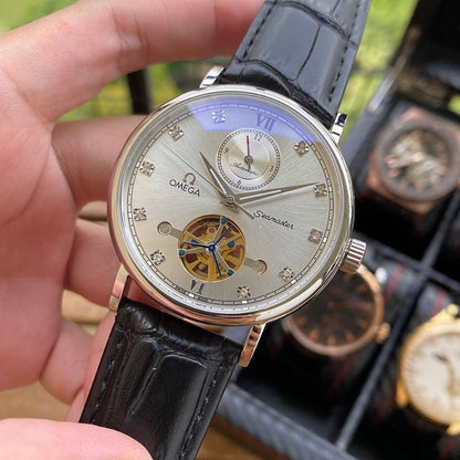 Omega Flywheel Automatic Timepiece Watch