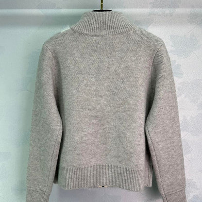 Fendi Knitted Jacquard Cardigan