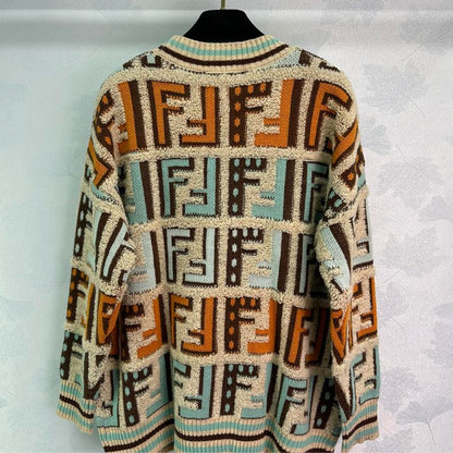 Fendi Autumn/Winter Knitted Logo Cardigan