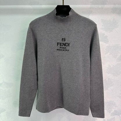Fendi Early Autumn Knitted Long-Sleeved Top