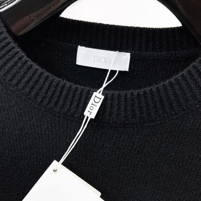 Dior 24SS Luxury Letter Pattern Wool Sweater