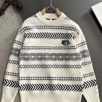 Dior Wool Blend Round-Neck Sweater