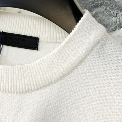 Prada Triple Signature Crew Neck Sweater