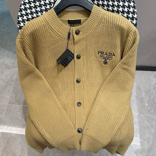 Prada 24SS Signature Wool Blend Cardigan